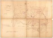 Section A dite du Bourg 2e feuille, levée en avril 1823.