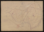 Section B dite du bourge 2e feuille (partie de l'ancienne section B). Plan révisé pour 1938.