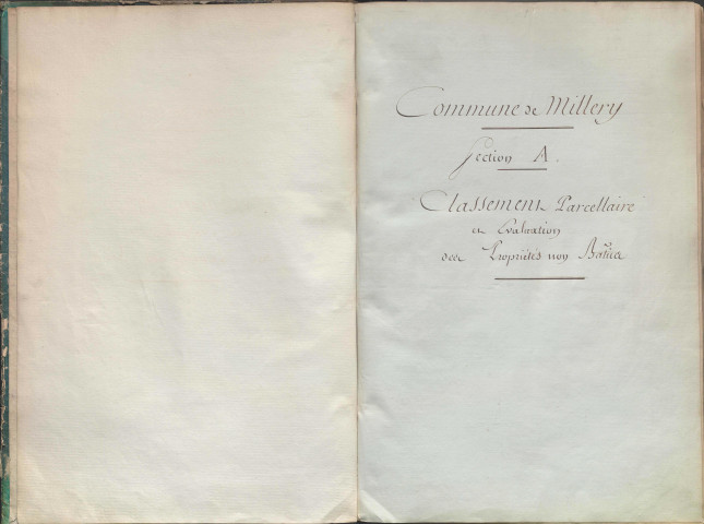 Folios 1-500. Table alphabétique des propriétaires.