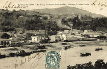 Lyon. La Saône, l'industrie, Saint-Rambert, Saint-Cyr, le Mont-Cindre.