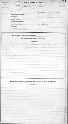 GALLAND, Félicie.