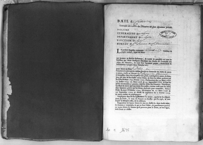 15 novembre 1736-8 juillet 1738.