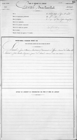 LAVAL, Benoît, Pierre.