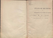 État de sections.