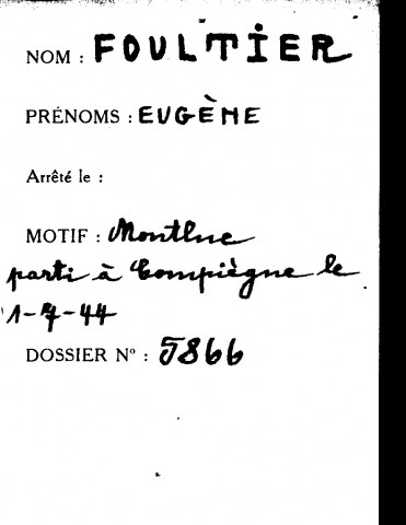 FOULTIER Eugène