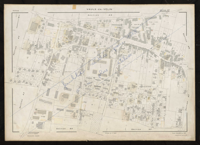 Section AT. Feuille renouvelée pour 1967. Feuille rééditée pour 1975.