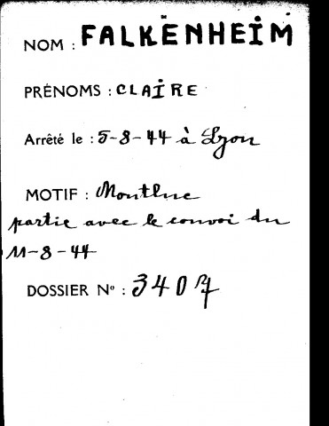FALKENHEIM Claire
