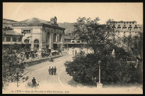 Lyon. Gare de Perrache et hôtel Terminus.