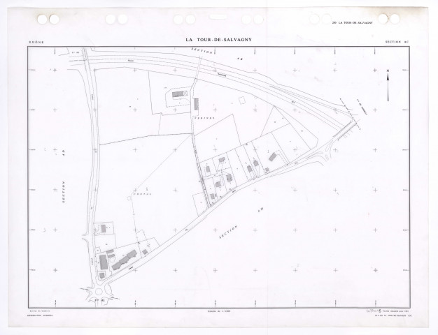 Section AC. Feuille remaniée pour 1991.