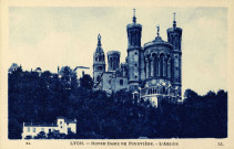 Lyon. Notre-Dame de Fourvière, l'abside.