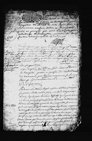 27 septembre 1711-21 janvier 1719.