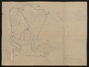 Section B feuille unique (anciennes 1ère et 2e feuilles). Plan révisé pour 1934.