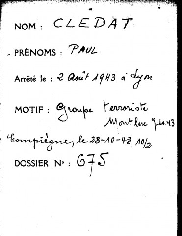 CLEDAT Paul
