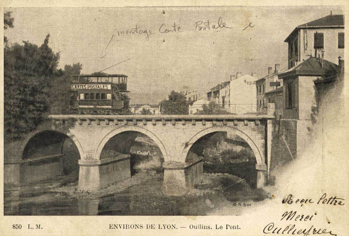 Oullins. Le pont.