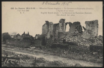Le Quesnoy-en-Santerre. L'église et les ruines.