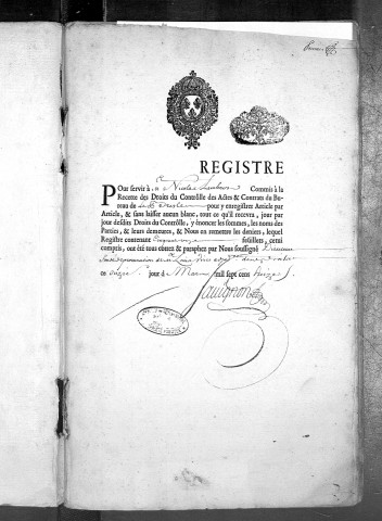 30 avril 1713-18 avril 1715.