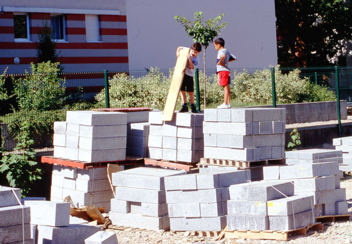 Chantier (juin 2000).