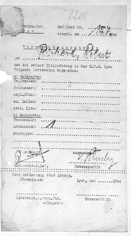 HUVELIN Robert (alias RICHARD, Albert)