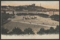Lyon. Ensemble de la place Bellecour.