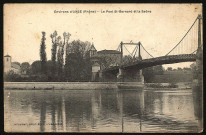 Environs d'Anse. Le pont Saint-Bernard et la Saône.