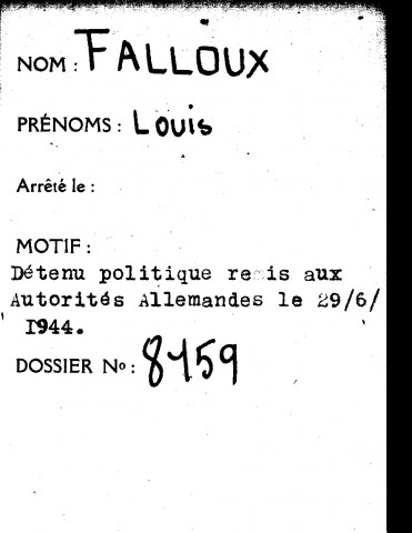 FALLOUX Louis