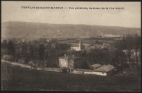 Fontaines-Saint-Martin. Vue générale, hameau de la rue Gentil.