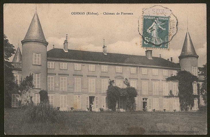 Odenas. Château de Pierreux.