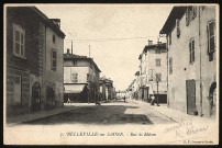 Belleville-sur-Saône. Rue de Mâcon.