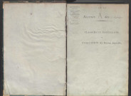 États de sections et matrice de rôle de la contribution foncière.