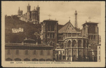 Lyon. Cathédrale Saint-Jean et Fourvière.