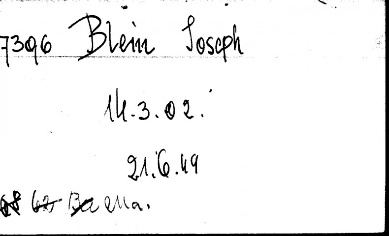 BLEIN Joseph
