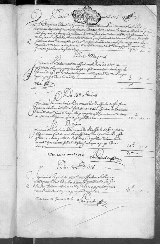 16 avril 1715-2 janvier 1718.