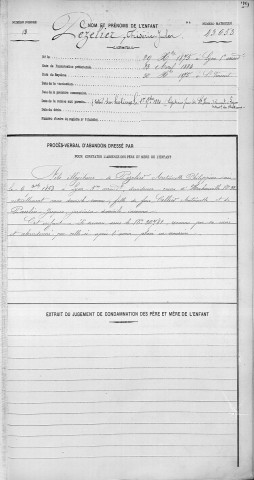 PEZELIER, Frédéric, Jules.