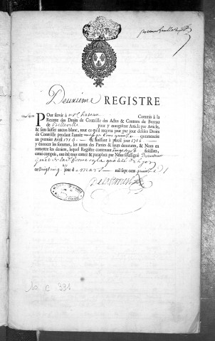 2 avril 1715-10 août 1716.
