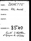 BANETTE Félix Amédée