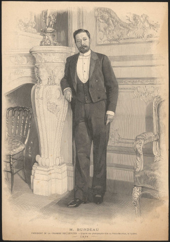 Auguste Laurent Burdeau (1851-1894), écrivain, professeur de philosophie, homme politique et député du Rhône.