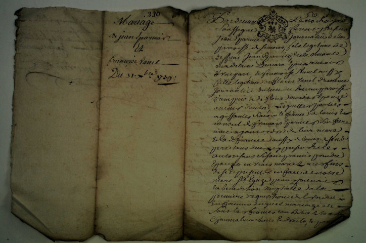 Juillet-décembre 1739