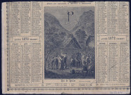Almanach des Postes 1872.