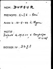 DUFOUR Elie René