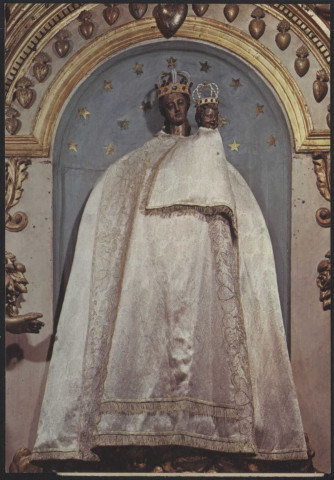 Lyon. La Vierge Noire de Notre-Dame de Fourvière, protectrice de la cité.