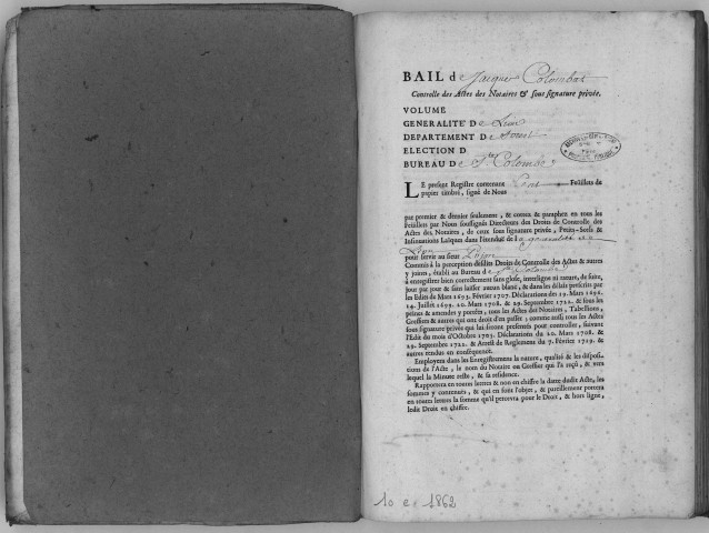 27 mars 1749-31 août 1753.