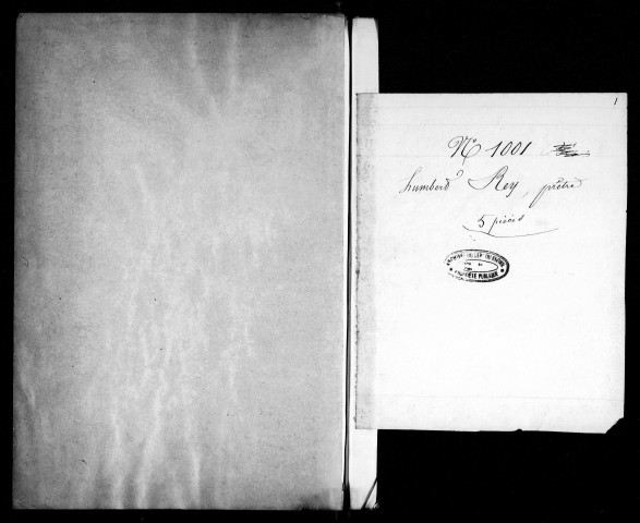 Dossiers n° 1001-1027.