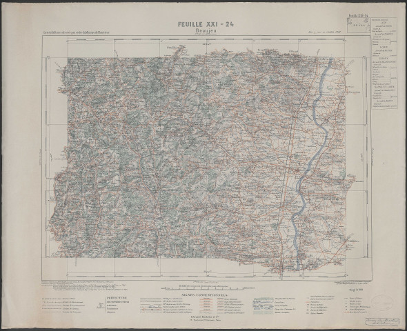 Beaujeu - Feuille XXI-24.