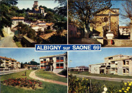 Albigny-sur-Saône. Vues multiples en mosaïque.