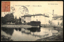 Belleville-sur-Saône. Ecluse et moulin.