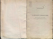 État de sections.