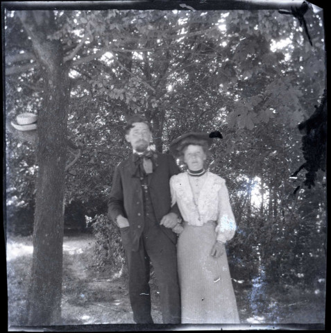 Jeune couple amoureux.