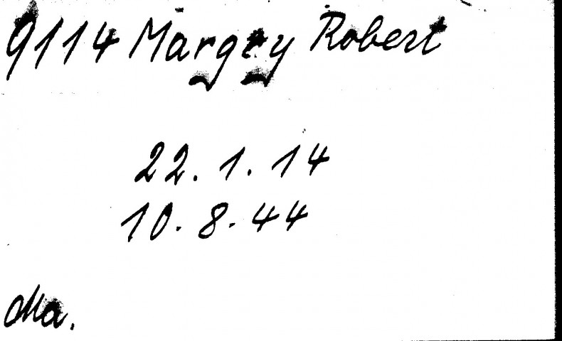 MARGRY Robert