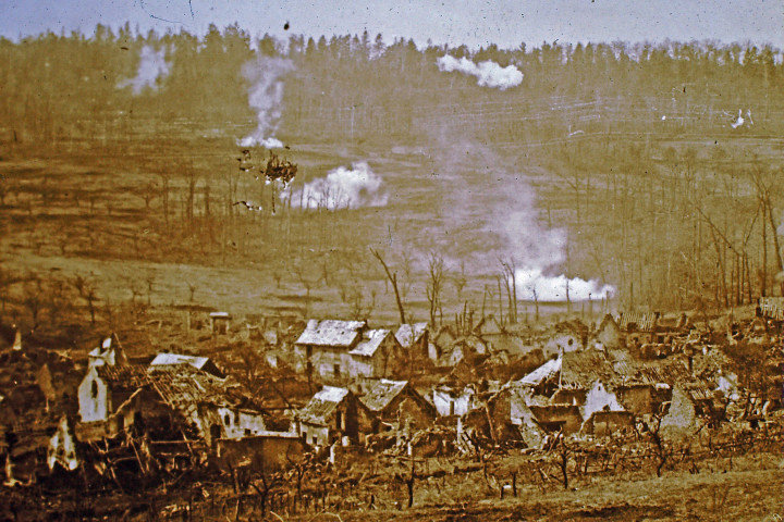 Chemin des Dames, avant l'attaque.