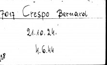 CRESPO Bernardin/Bernard